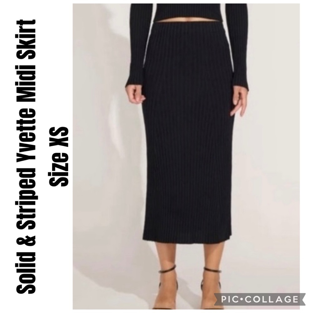 Solid & Striped Yvette Midi Skirt Size XS